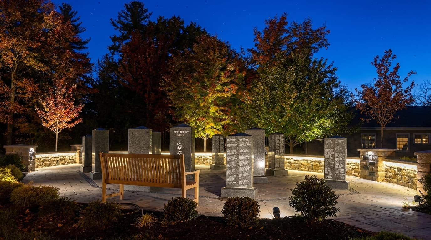Commercial landscape lighting — project 7