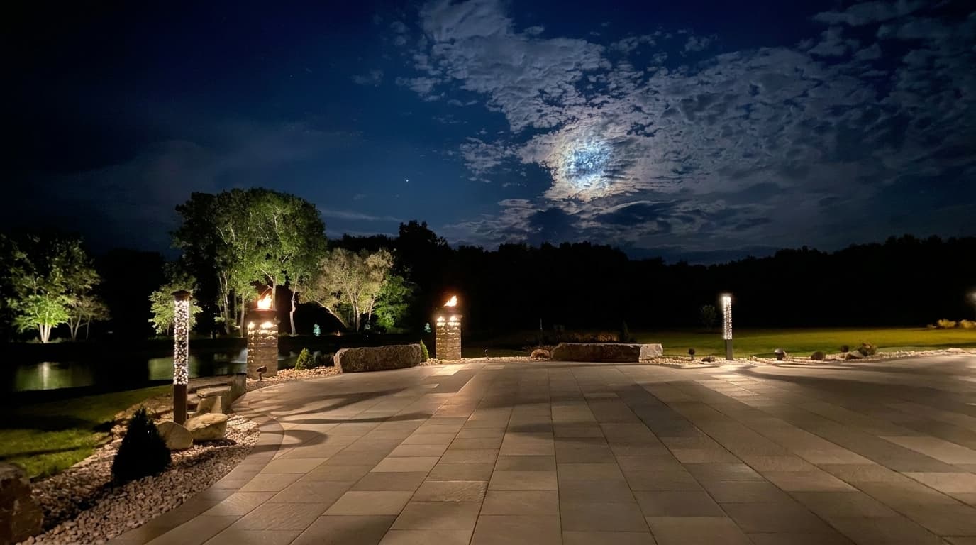 Deck, patio, and pool lighting — project 13