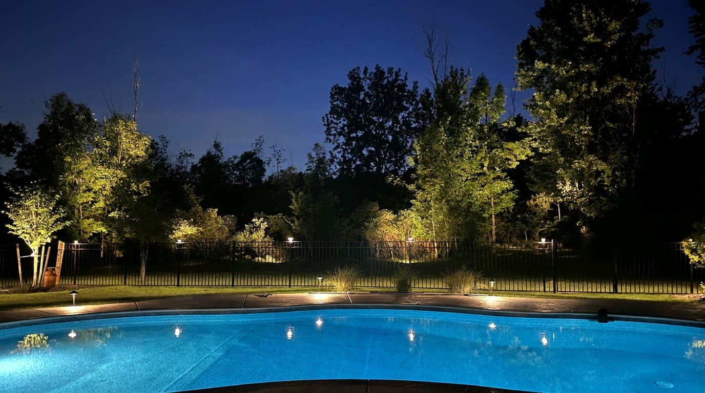 Deck, patio, and pool lighting — project 15