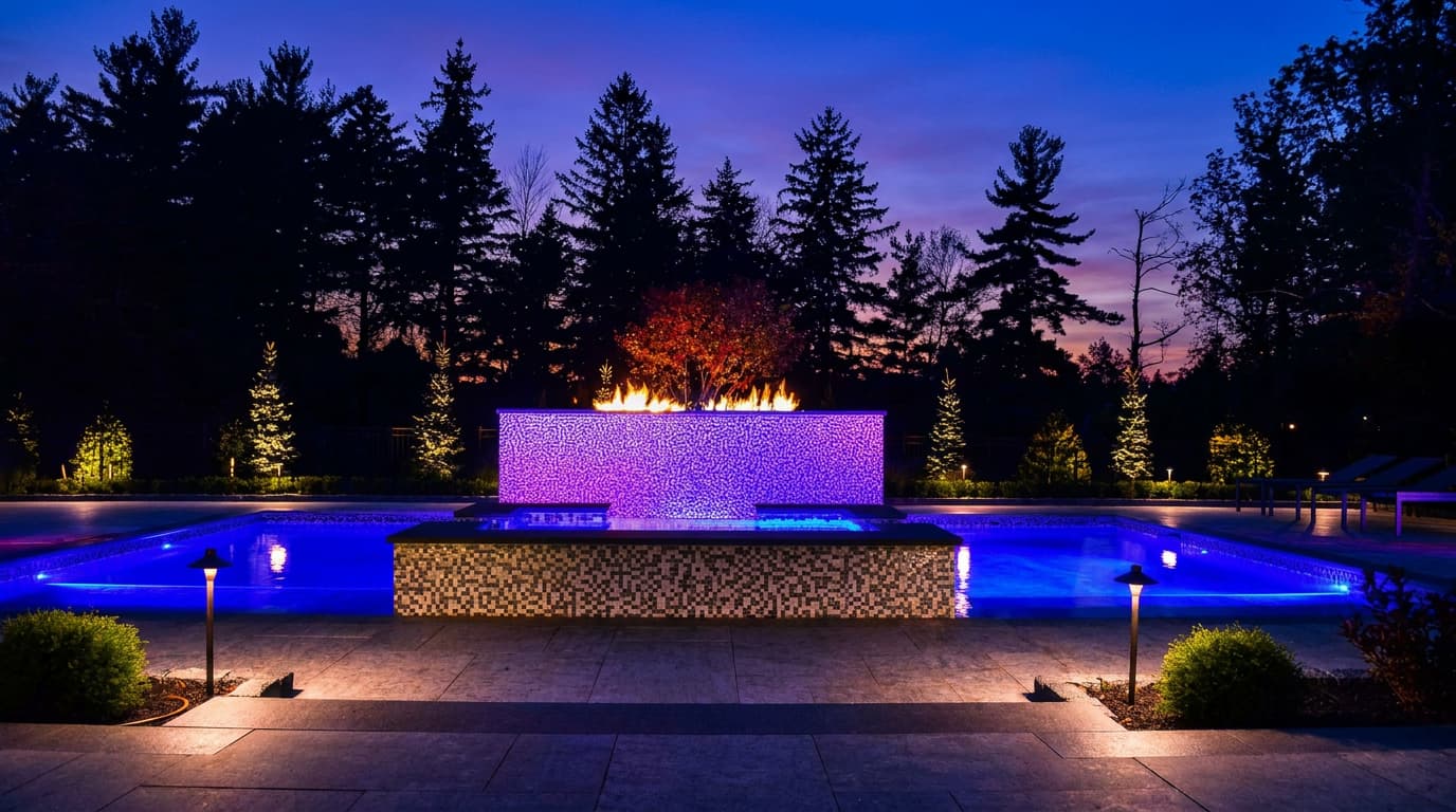 Deck, patio, and pool lighting — project 17