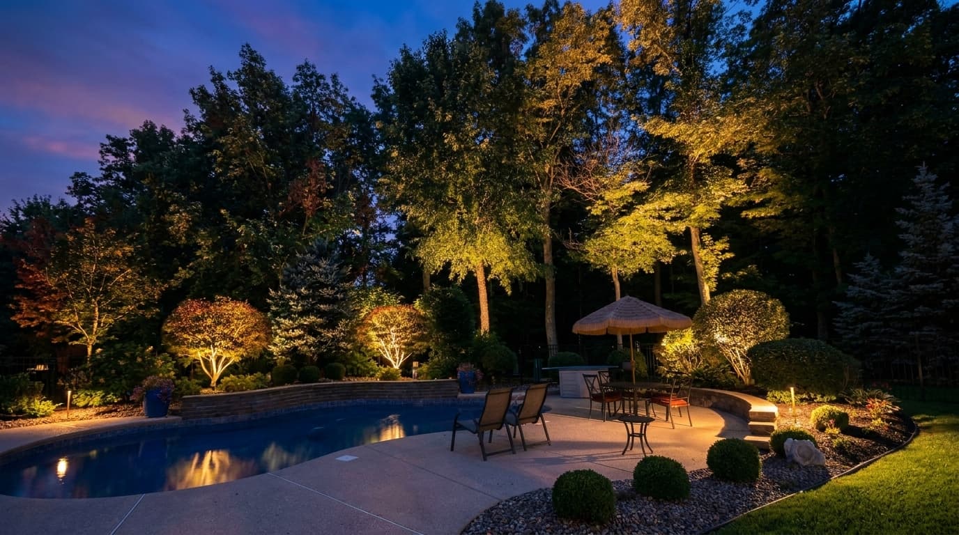 Deck, patio, and pool lighting — project 8
