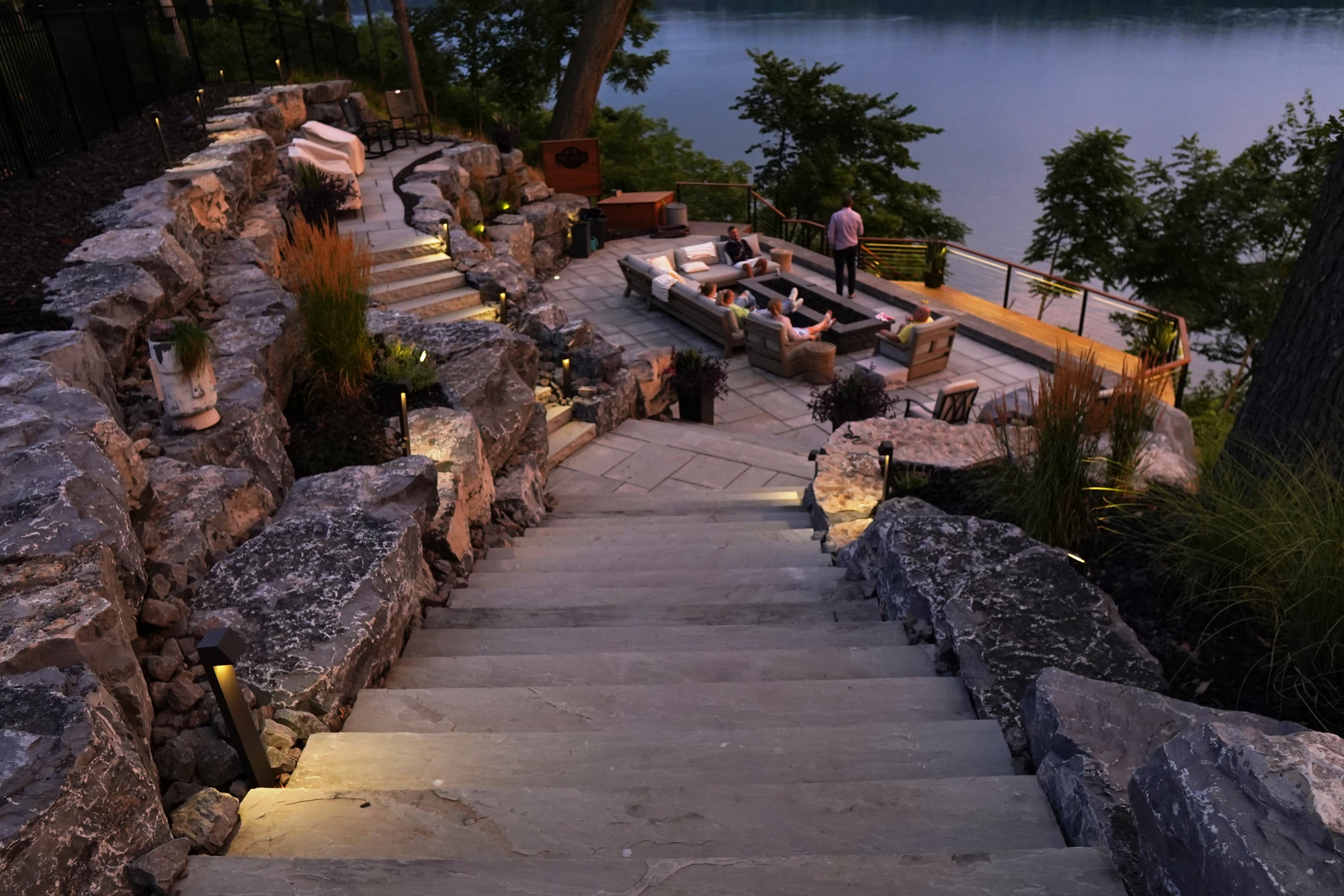 Walkway and stairs lighting — project 4