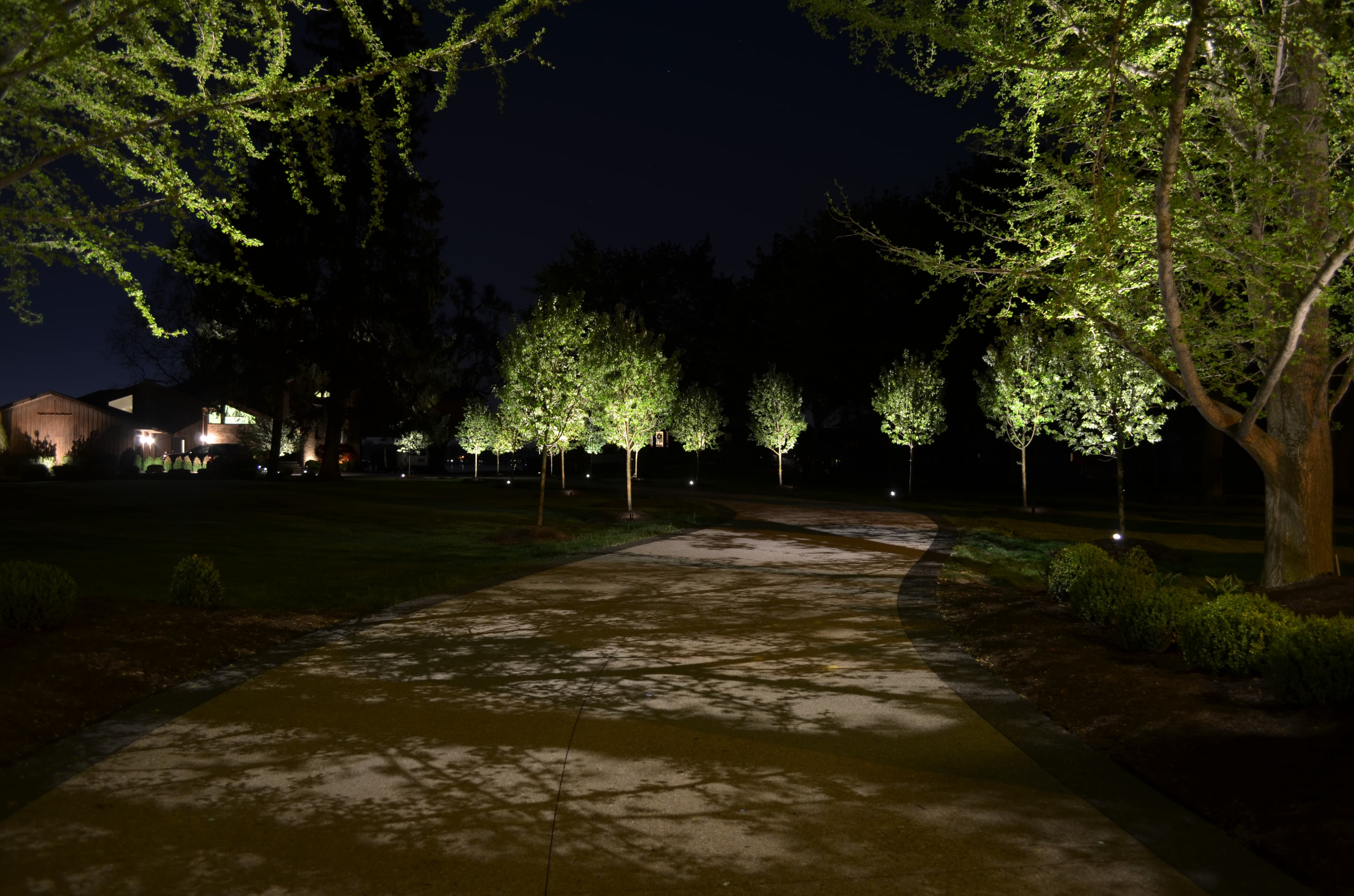 Silhouette and shadow lighting example 4