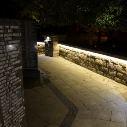 Outdoor lighting system designed by LightScapes of WNY