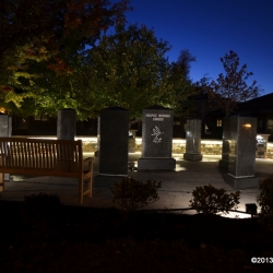 Outdoor lighting system designed by LightScapes of WNY