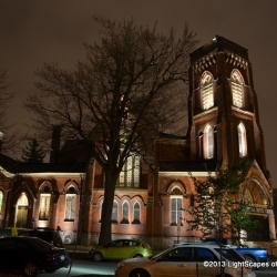 Outdoor lighting system designed by LightScapes of WNY