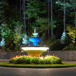 Outdoor lighting system designed by LightScapes of WNY