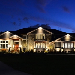 Outdoor lighting system designed by LightScapes of WNY