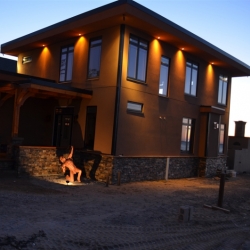 Outdoor lighting system designed by LightScapes of WNY
