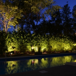 Outdoor lighting system designed by LightScapes of WNY