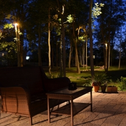 Lighting system designed by LightScapes of WNY