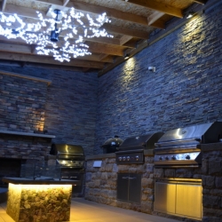 Lighting system designed by LightScapes of WNY