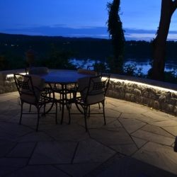 Outdoor lighting system designed by LightScapes of WNY