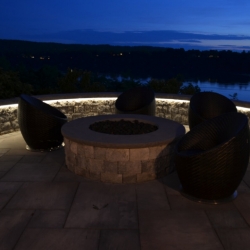 Outdoor lighting system designed by LightScapes of WNY