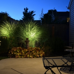 Outdoor lighting system designed by LightScapes of WNY