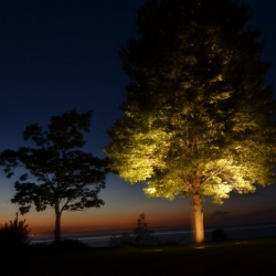 Outdoor lighting system designed by LightScapes of WNY