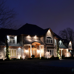 Outdoor lighting system designed by LightScapes of WNY