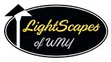 LightScapes logo, black oval
